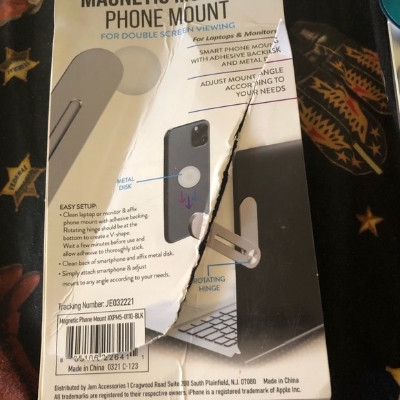 Electronic Necessities Magnetic Monitor Phone Mount - 515 $9 FIRM - Picture 3 of 3